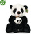 Plyšová panda s mláďaťom 27 cm ECO-FRIENDLY