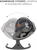 KINDERKRAFT Lehátko pohupujúce s melódiou 2v1 Lumi, do 9 kg, Premium Dark Grey