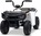 Licencovaná elektrická štvorkolka Arctic Cat 12V so zadným pohonom, biela, LED svetlá, Lít