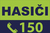 Detský kostým hasič s českou potlačou (M)