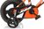 Dino Bikes - Detský bicykel 12" 412UL26R88 - oranžový - 2024