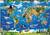 Puzzle Mapa zvierat 100 XL dielikov