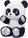 Panda plyšová 37cm sediaca