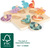 Small foot Drevené pamäťové puzzle Dino
