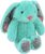 Hračka Dog Fantasy Cuddle Zajíček s tlukoucím srdcem tyrkysová 29cm