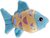 Hračka Magic Cat rybka plyš s catnipom mix 10cm