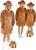 Cozy Noxxiez HW746 Capibara - cuscino di peluche riscaldante 3 in 1