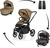 Kolica Move Cross 5X + autosjedalica XM Plus i-Size, Latte Beige