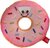 Hračka Dog Fantasy donut s tvárou ružový 12cm