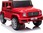 Elektrické autíčko Mercedes G500 12V, červené, 2,4 GHz diaľkové ovládanie, USB / SD Vstup,