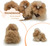 INKARI Плюшена играчка Алпака Mini Monsterfluff Sandstone 15см