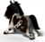 EUGY Pferd 3D Kartonpuzzle