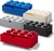 LEGO® stolný box 8 so zásuvkou šedá 316 x 158 x 113 mm