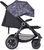 PETITE&amp;MARS Kočík Street+ Air Black + Strieška Limited 100 Palmtree