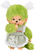 Monchhichi Mončiči Matcha barista ragazza 20cm