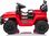 Elektrické autíčko OFFROAD NEW s pohonom zadných kolies, červené, Lítiová batéria