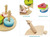 Drevené Montessori puzzle, Wood