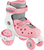Globber Patins pour enfants GO QUAD Taille : 26-29 Rose Pastel