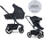EASYWALKER Kombikinderwagen Harvey5 2-in-1 Midnight Black LITE RWS