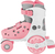 Globber Patins pour enfants GO QUAD Taille : 26-29 Rose Pastel
