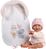 Llorens 63806 NEW BORN - muñeca bebé realista con sonidos y cuerpo de tela suave