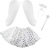 Costume enfant tutu jupe ange avec ailes et accessoires