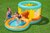 Nafukovacia trampolína s bazénom Bestway 52385 2.39m x 1.42m x 1.02m