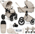 MUUVO Kombi-Kinderwagen Quick Boho Beige Set 2-in-1