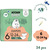 Moomin Baby 6 Maxi 12–24 kg (34 ks), eko plienky