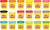 HASBRO - Play-Doh 18 kosov lončkov, veliko pakiranje