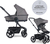 EASYWALKER Kočík kombinovaný Harvey5 2v1 Pebble Grey LITE RWS