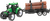 Tracteur 9cm à rétrofriction + 3 remorques