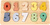 New Classic Toys Vkladacie drevené puzzle - čísla od 0 do 9