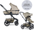 EASYWALKER Kombi-Kinderwagen Harvey5 Premium 2-in-1 Pearl Taupe LITE RWS