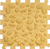 Ortek Masážna podložka Puzzle Mix Pastel 10 prvkov