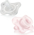 CHICCO Cumlík Physio Mini Soft celosilikónový 0-2m dievča 2 ks
