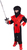 Detský kostým červený ninja (M)