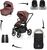 Set kolica Move Cross 5X + vreća Fluffy Combi + rukavice Fluffy 2, Amber Brown