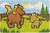Puzzle drevené Moje prvé zvieratká 4x12 dielikov 20x14x3, 5cm v drevenej krabičke
