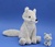 PTIPOTOS Plüsch-Polarfuchs Frimou - Mama mit Baby
