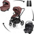 Kolica Move Cross 5X + autosjedalica Baby-Safe Core, Amber Brown