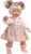 Llorens 33158 ROBERTA - realistická bábika so zvukmi a mäkkým látkovým telom - 33 cm