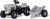 Rollytoys Šliapací traktor Rolly Kid Little Grey Fergie sivý
