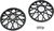 Pro-Line disk Bullyspoke V2 Bead zadný, čierny: PM-MX