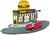 Bburago 1:43 Street Fire City Fast Food
