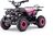 Elektrisches Kinder-Quad Beneo Motors Veloci pink - 800W