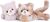 BUKOWSKI Cosy Cats pisică argintie 18 cm