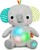 BRIGHT STARTS Hračka plyšová hudobná svietiaca Hug-a-bye Baby™ sloník 0m+