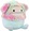 Squishmallows Bigfoot Curcubeu - Zozo, 30 cm