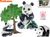Zoolandia panda s mláďatami a doplnkami